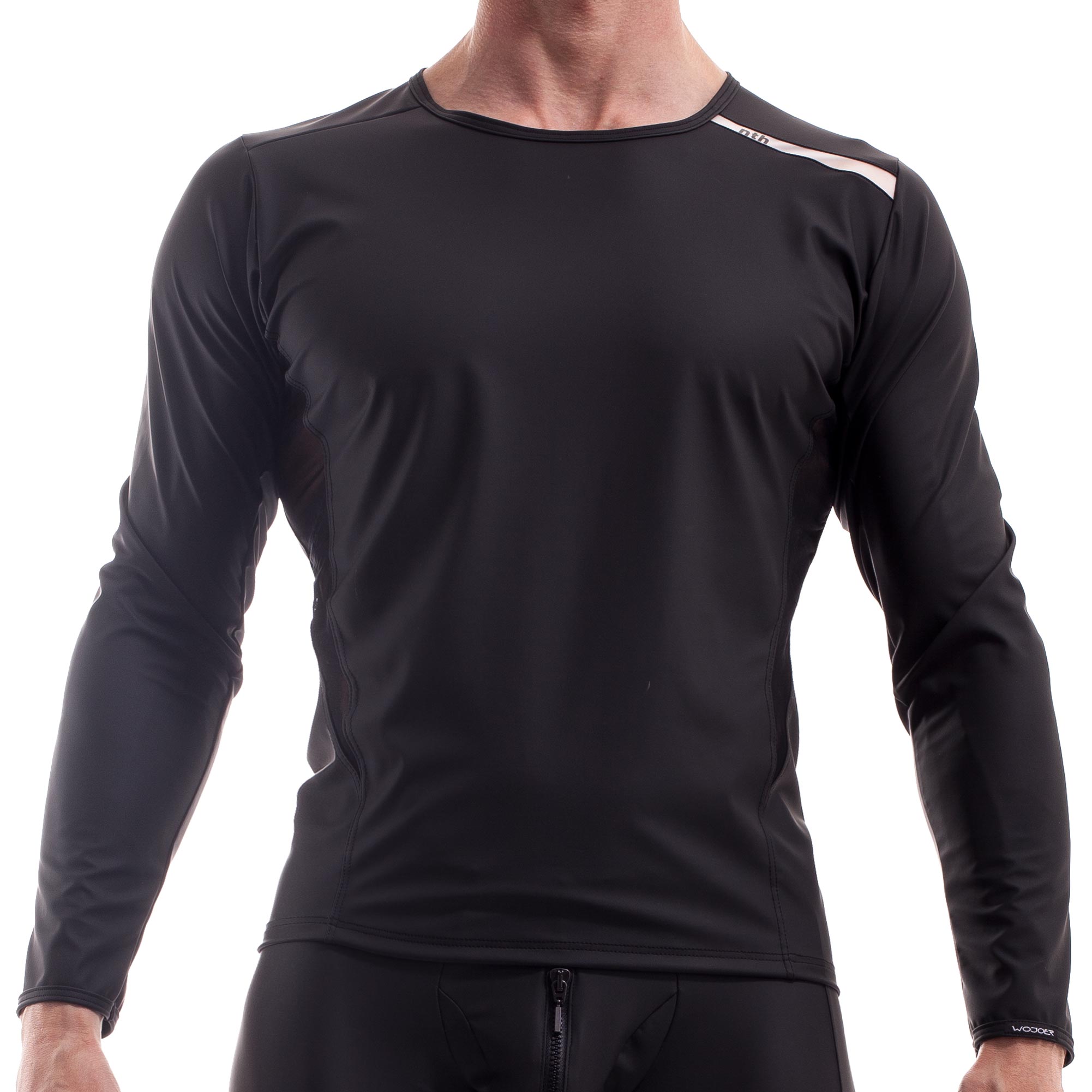 NiceToHave Shirt mit Netzeinsatz