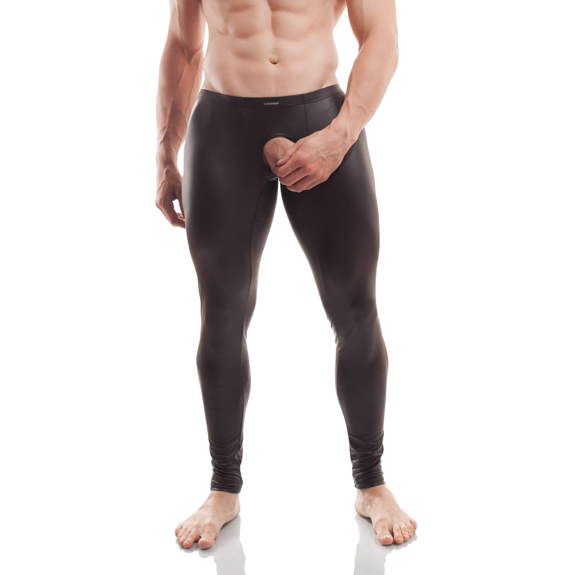 Mattleder Ouvert Meggings
