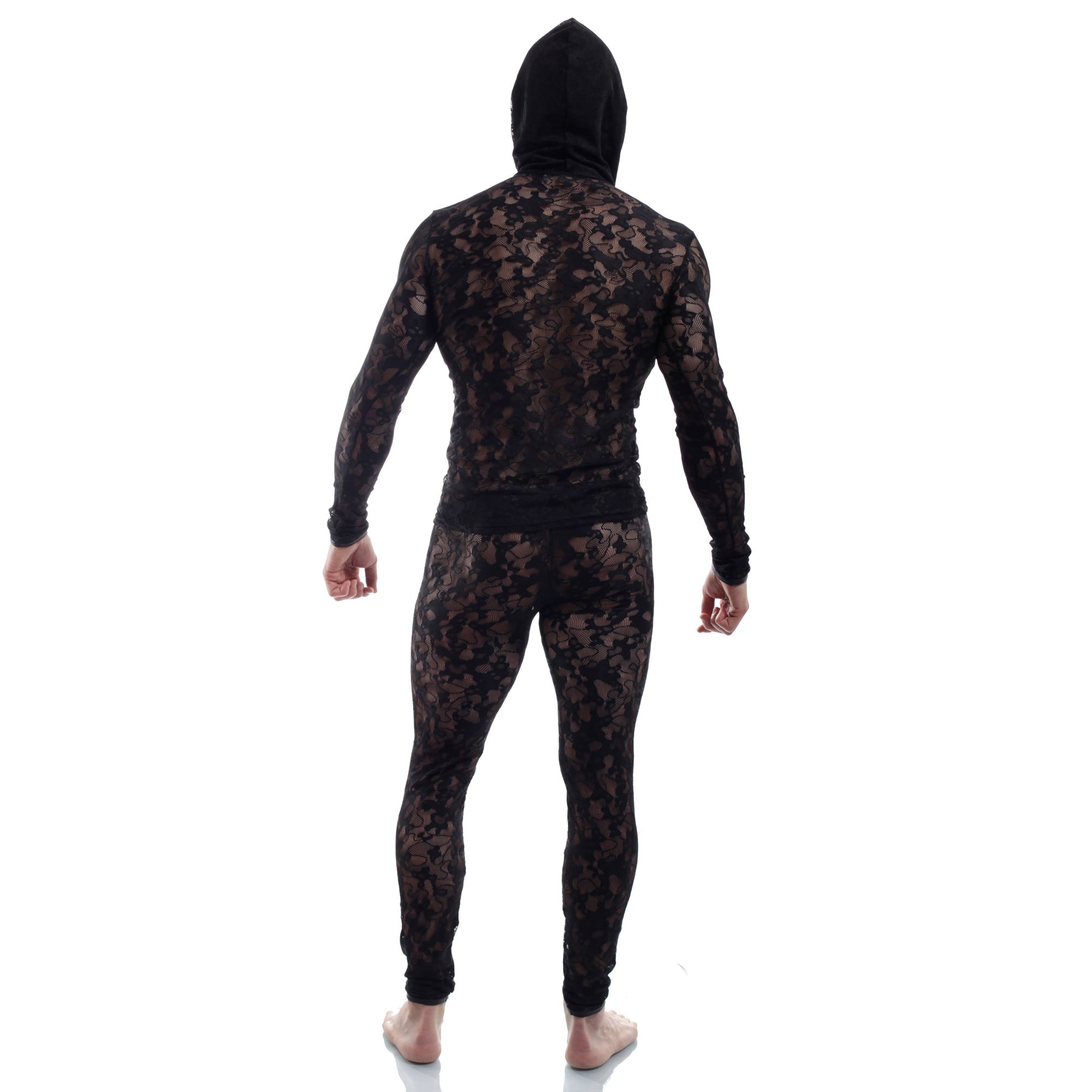 CamouflageSpitze Langarm Kapuzenshirt