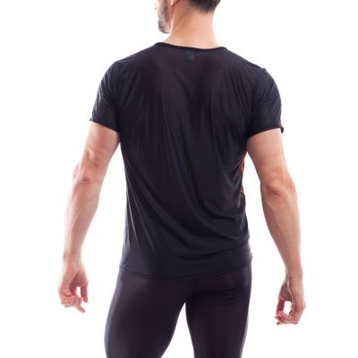 OrangeLine Shirt mit Netzeinsatz